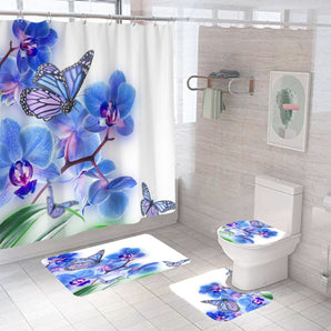 Digital Printing Waterproof Polyester Bathroom
