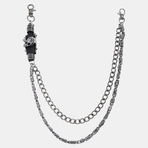 Double Layer Alloy Chain Belt